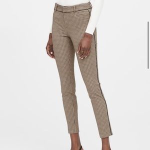 Banana Republic Washable Sloan Pant, Size 2, plaid